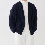 Fashion Trendy Ins Trendy Knitted Cardigan Men's Sweater - Image 7