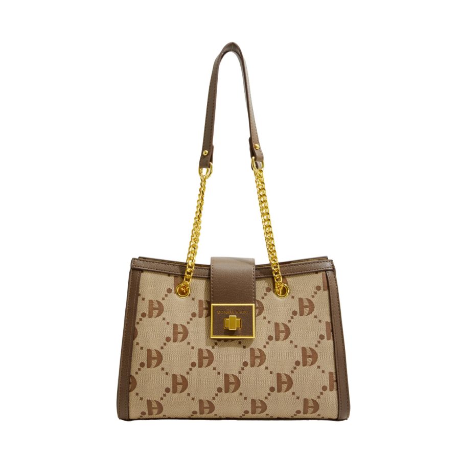 Retro Chain Shoulder Strap Large Capacity Women's Bag - Image 2