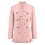 Women's Ruffled Cardigan Button Jacket - Image 4