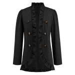 Women's Ruffled Cardigan Button Jacket - Image 7
