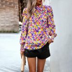 Women's Fashion Print Round Neck Long Sleeve Shirt - Image 6
