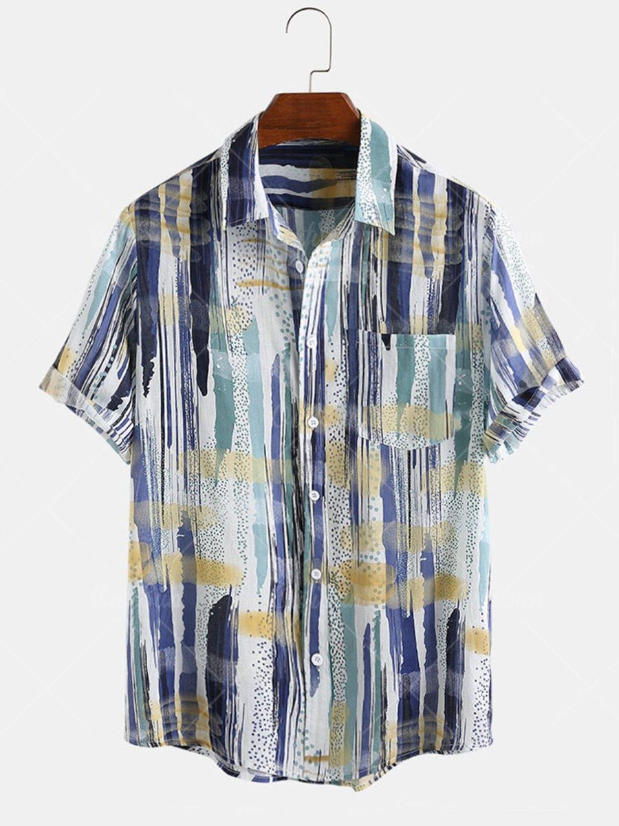 Fashion Casual Print Hawaiian Shirts For Men - Image 2