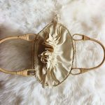 Japanese Style Paper String Woven Bamboo Rattan Handle Handbag - Image 5