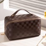 Plaid Pillow Cosmetic Bag Women's Large Capacity Portable - Image 8
