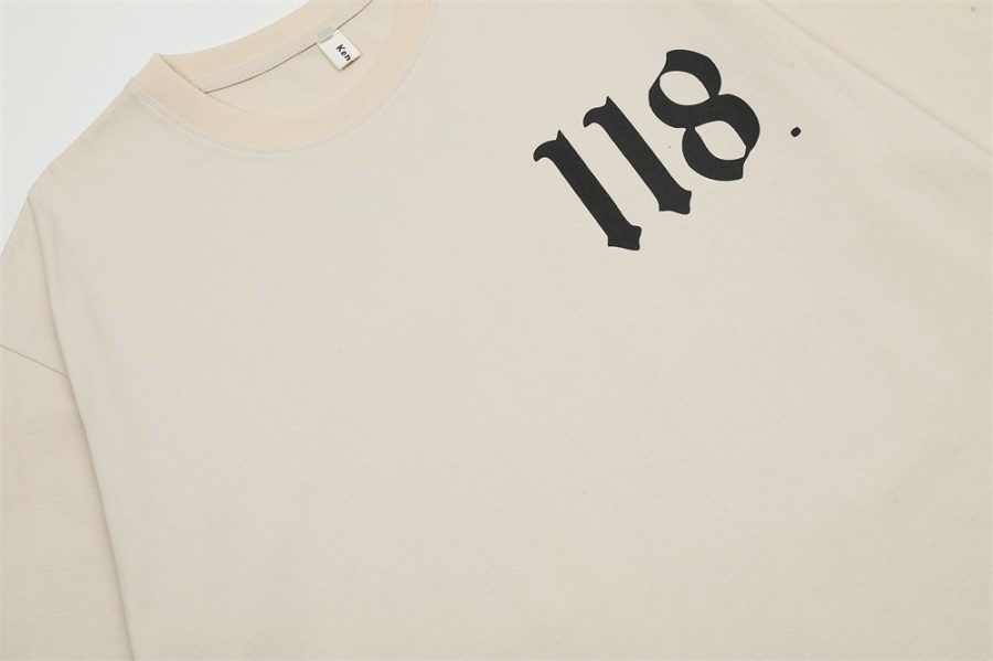 Cross Printed Cotton T-shirt For Men - Image 9