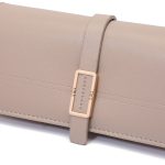 Long Metal Buckle Simple Tri-fold Clutch - Image 9