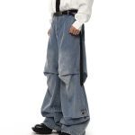 Washed Denim High Waisted Silhouette - Image 5
