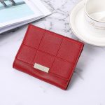 Women's Short Three Fold Multiple Card Slots Large Capacity Zipper Coin Purse - Image 2