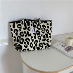 Large Capacity Animal Pattern Canvas Shoulder Bag - Image 10