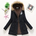Hooded Winter Jacket Women Fashion Warm Coats Ladies Tops - Image 4