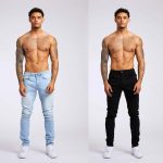 Men's Fashion Casual Slim Fit High Waist Jeans - Image 6
