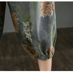 Jean Print Patchwork Suspenders For Women - Image 5