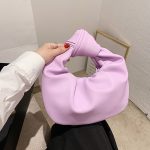 Western Style Crossbody Portable Pleated Cloud Bag For Women - Image 5