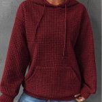 Women's Loose Casual Solid Color Long-sleeved Sweater - Image 9