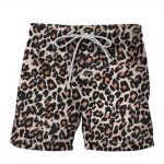 Summer Advanced 3D Printing Leopard Print Men's Shorts - Image 9