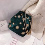 Women's Fashion Velvet Bucket Bag - Image 10