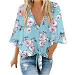 Printed Cardigan Blouse - Image 3