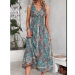 Women's Clothing Cross-border AliExpress New Fashion Temperament High Waist Sleeveless Bohemian Dress - Image 3