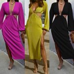 Autumn Fashion Pressed Pleated Waistless Women's Dresses - Image 2