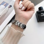 Smart Watch Wristband Single Row Denim Chain Metal - Image 4