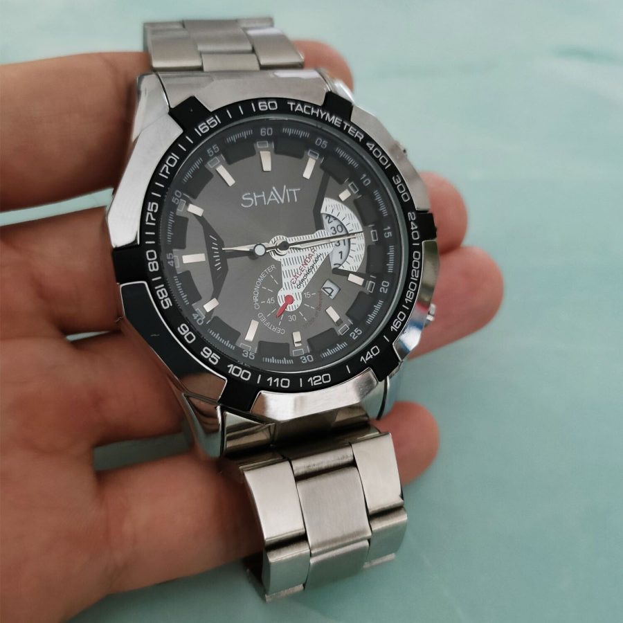 Men's Quartz Watch Stainless Steel Analog Waterproof Business Wristwatch Fashion - Image 2