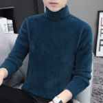 Mink High Collar Sweater Men's Undercoat - Image 5