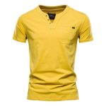 Sports T-shirt Slim Cotton Pocket Men - Image 2