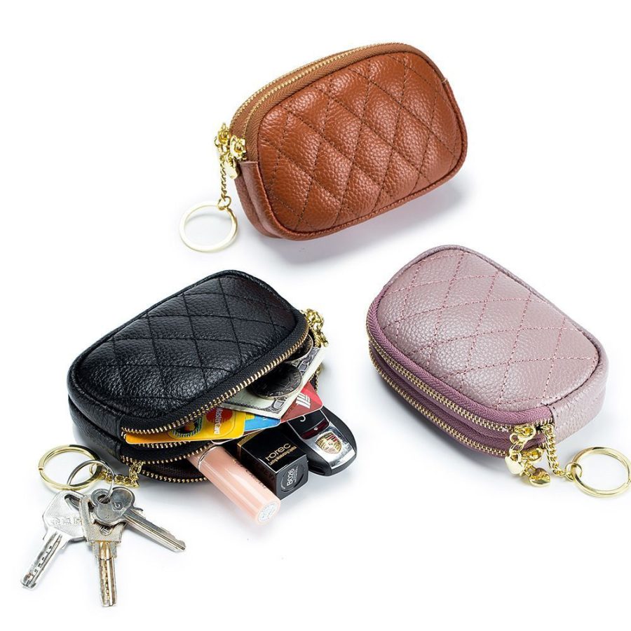 Diamond Embroidery Thread Coin Purse Key Ring Storage Bag - Image 9