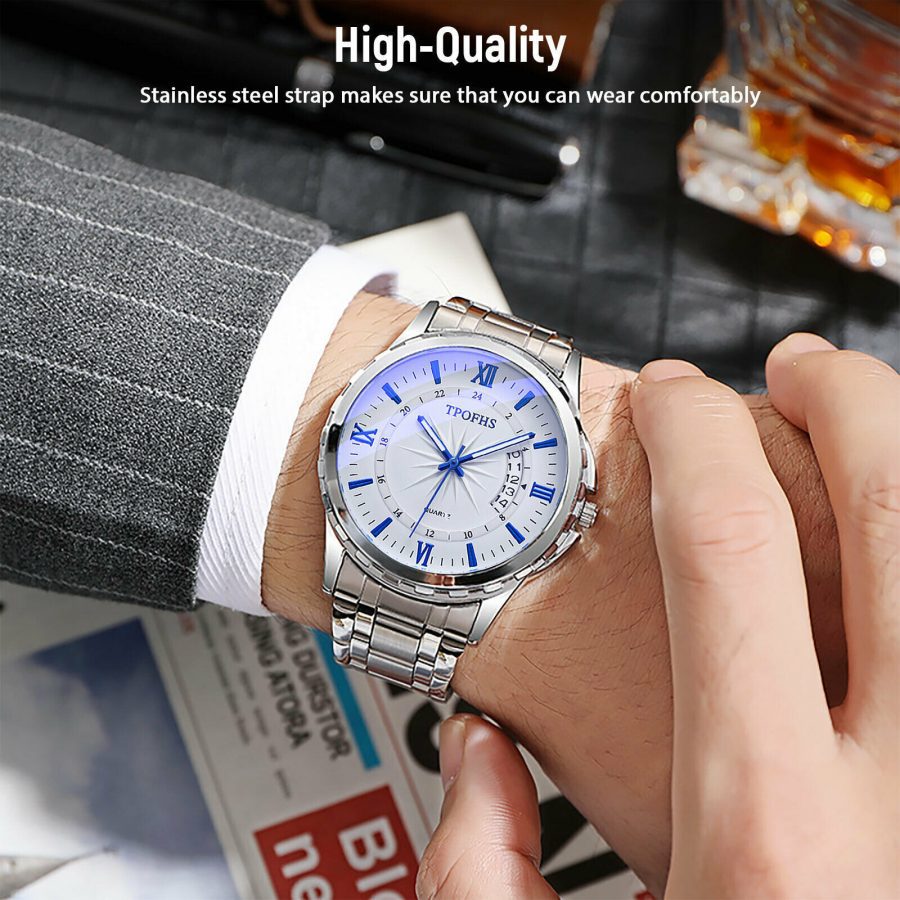 Stainless Steel Watch For MEN Classic Analog Wristwatch Fashion Classic Men Gift - Image 8