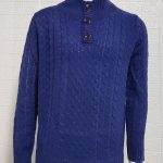 New Sweater Men's Solid Half High Neck Slim Long Sleeve - Image 6