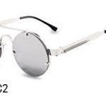 Round Steampunk Sunglasses Brand Design Men Women Metal Punk - Image 10