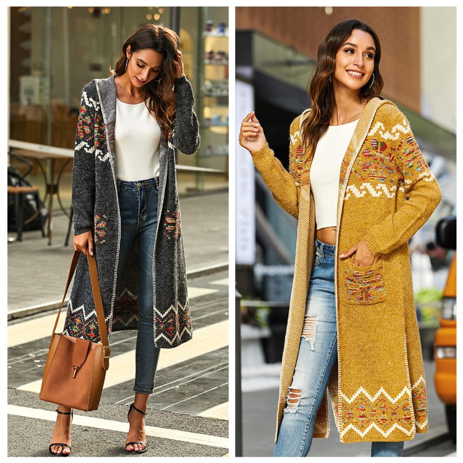 Sweater Large Coat Cardigan Sweater - Image 2