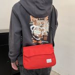 Ins Messenger Bags Women Men Crossbody Shoulder Bag Casual Couple Small Flap Bag - Image 4