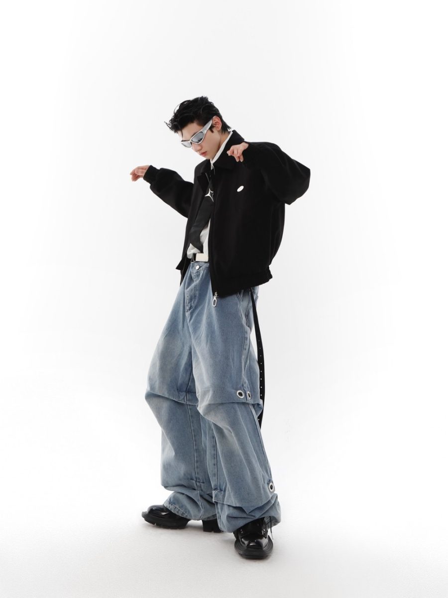 Washed Denim High Waisted Silhouette - Image 4