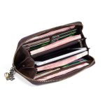 RFID Anti-theft Swiping Women's Handmade First Layer Cowhide Wallet - Image 5