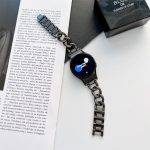 Smart Watch Wristband Single Row Denim Chain Metal - Image 5