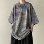 Retro T-Shirt Trendy Loose Men - Image 9