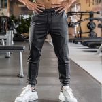 High Elastic Breathable Sweat Absorbent Quick Dry Sweatpants Men - Image 4