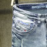 Light Blue Ripped Jeans For Men - Image 5