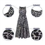 Sleeveless Belt Irregular Cake Maxi Dress - Image 2