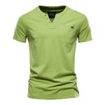 Sports T-shirt Slim Cotton Pocket Men - Image 5
