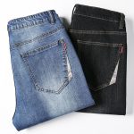 Jeans Loose Plus Fat Plus Size Harem Trousers Stretch Feet Jeans Men - Image 4