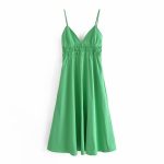 Fuchsia Midi Loose Poplin Slip Dress - Image 6