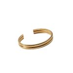 Double Curved Titanium Steel Bracelet - Image 5