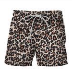 Summer Advanced 3D Printing Leopard Print Men's Shorts - Image 5