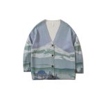 Hong Kong Style Ins Knitted Sweater Cardigan - Image 4