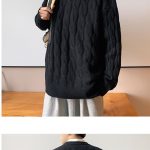 Loose Base Twist Round Neck Sweater Hand-woven Sweater - Image 6