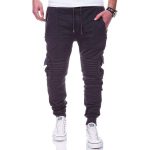 Sports Pants Striped Pleated Casual Men - Image 5