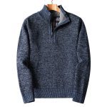 Loose Knit Coat Plush Men's Zipper Sweater - Image 3