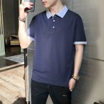Youth Half-sleeved T-shirts On Clothes Men's Polo Shirts - Image 5